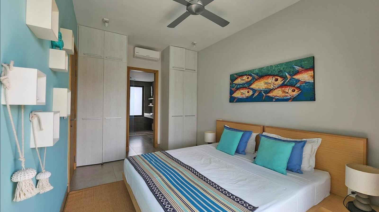 Appartement Le Dauphin Du Lagon Bleu - Plages De Mont Choisy Et De Trou Aux Biches Grand Baie Exterior foto
