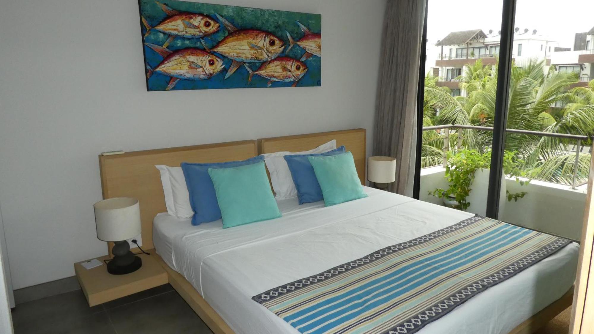 Appartement Le Dauphin Du Lagon Bleu - Plages De Mont Choisy Et De Trou Aux Biches Grand Baie Exterior foto
